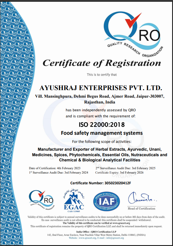 ISO Certificate Preview